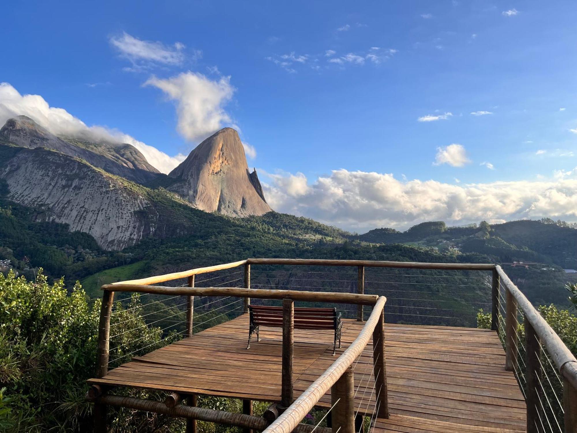 Aroso Paco Hotel Pedra Azul  Eksteriør billede View of the mountain from the viewing platform